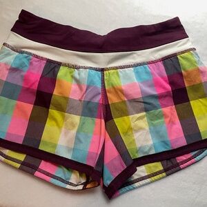 Lululemon shorts size 6. Multicolor